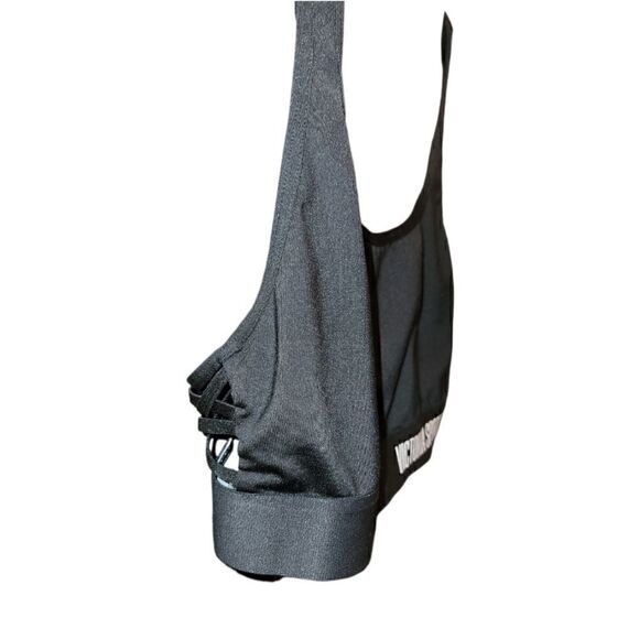 Victoria's Secret Sport The Player Black Side Cut Out Racerback Sports Bra S - Picture 3 of 9